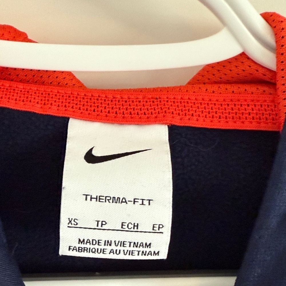 Nike Therma-Fit Illinois Navy Blue Zip-Up Jacket XS - Picture 4 of 8